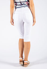 Split Hem Capri Pants