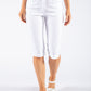 Split Hem Capri Pants