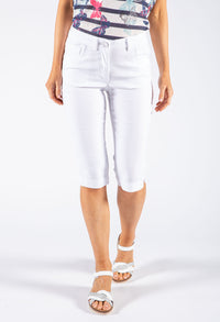 Split Hem Capri Pants