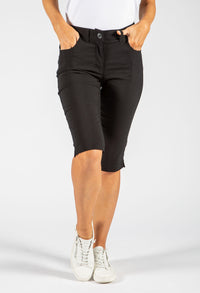 Split Hem Capri Pants