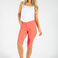 Split Hem Capri Pants