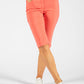 Split Hem Capri Pants