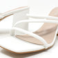 Triple Strap Slip On Heel