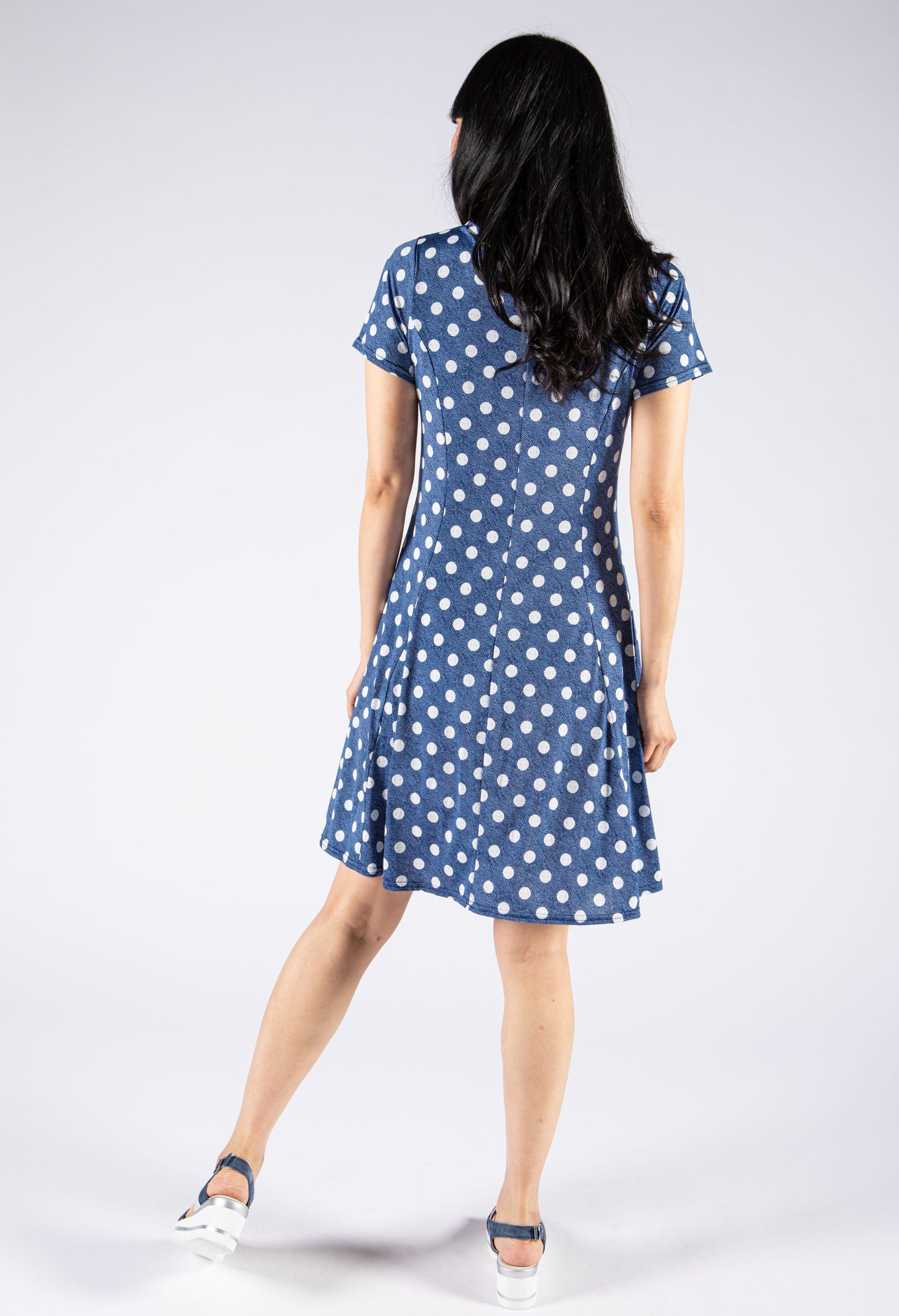 Polka Dot Fit and Flare Dress