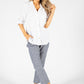 Soft Linen Comfort Waistband Trousers