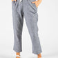 Soft Linen Comfort Waistband Trousers