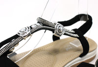 Beading Detail Diamante Sandal