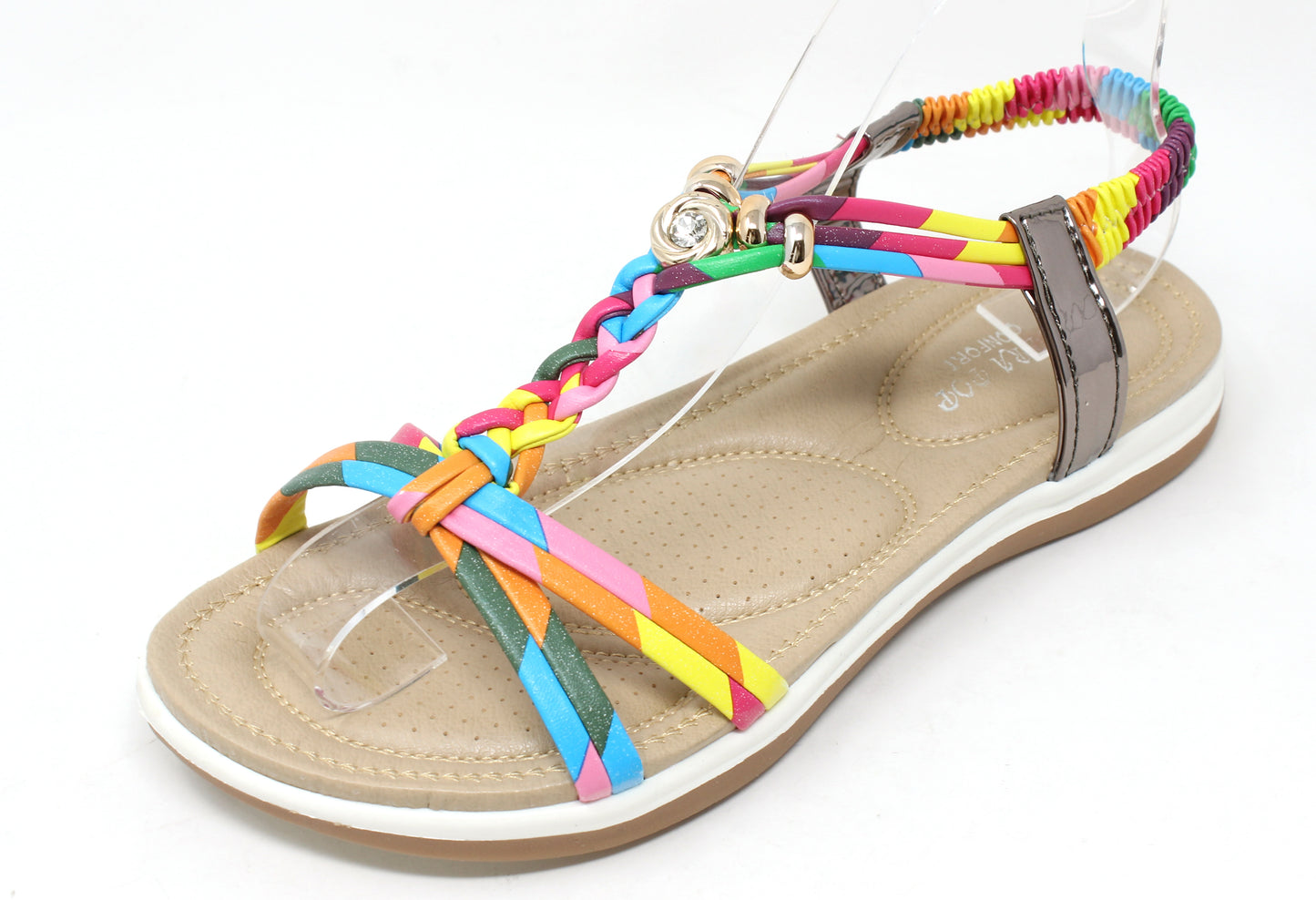 Bold Multi Braid Sandal