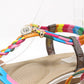 Bold Multi Braid Sandal