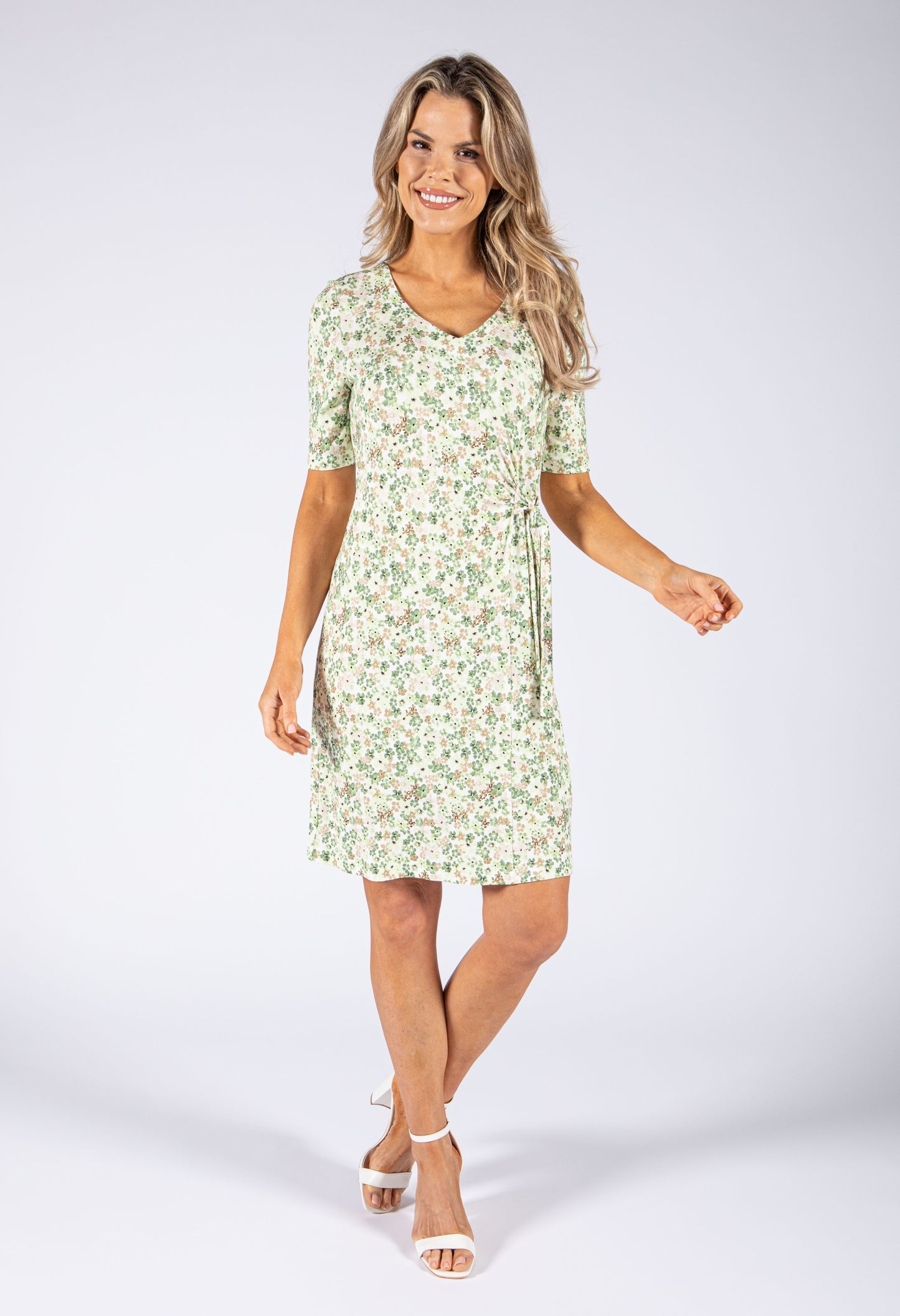 Tie Side Bloom Dress