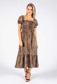 Leo Print Dress