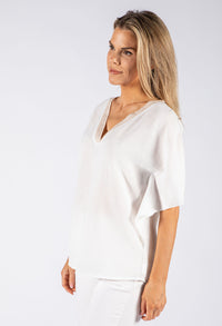 Neckline Detail Blouse