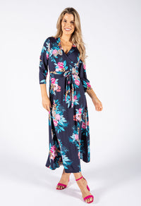 Mixed Flower Print Dress