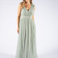 Maxi Dress With Ruffle Shoulder Detail