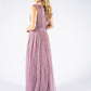 Maxi Dress With Ruffle Shoulder Detail