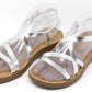 Metallic Strap Sandal