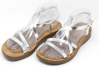 Metallic Strap Sandal