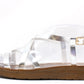 Metallic Strap Sandal