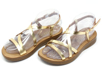 Metallic Strap Sandal