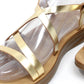 Metallic Strap Sandal