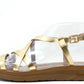 Metallic Strap Sandal