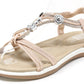 Beading Detail Diamante Sandal