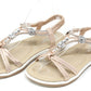 Beading Detail Diamante Sandal