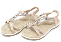 Beading Detail Diamante Sandal