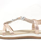 Beading Detail Diamante Sandal