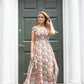 Smocking Bodice Blossom Maxi Dress