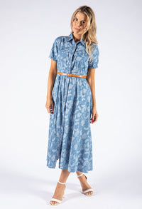 Paisley Denim Dress