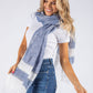 Tassel Detail Linen Scarf