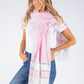 Tassel Detail Linen Scarf