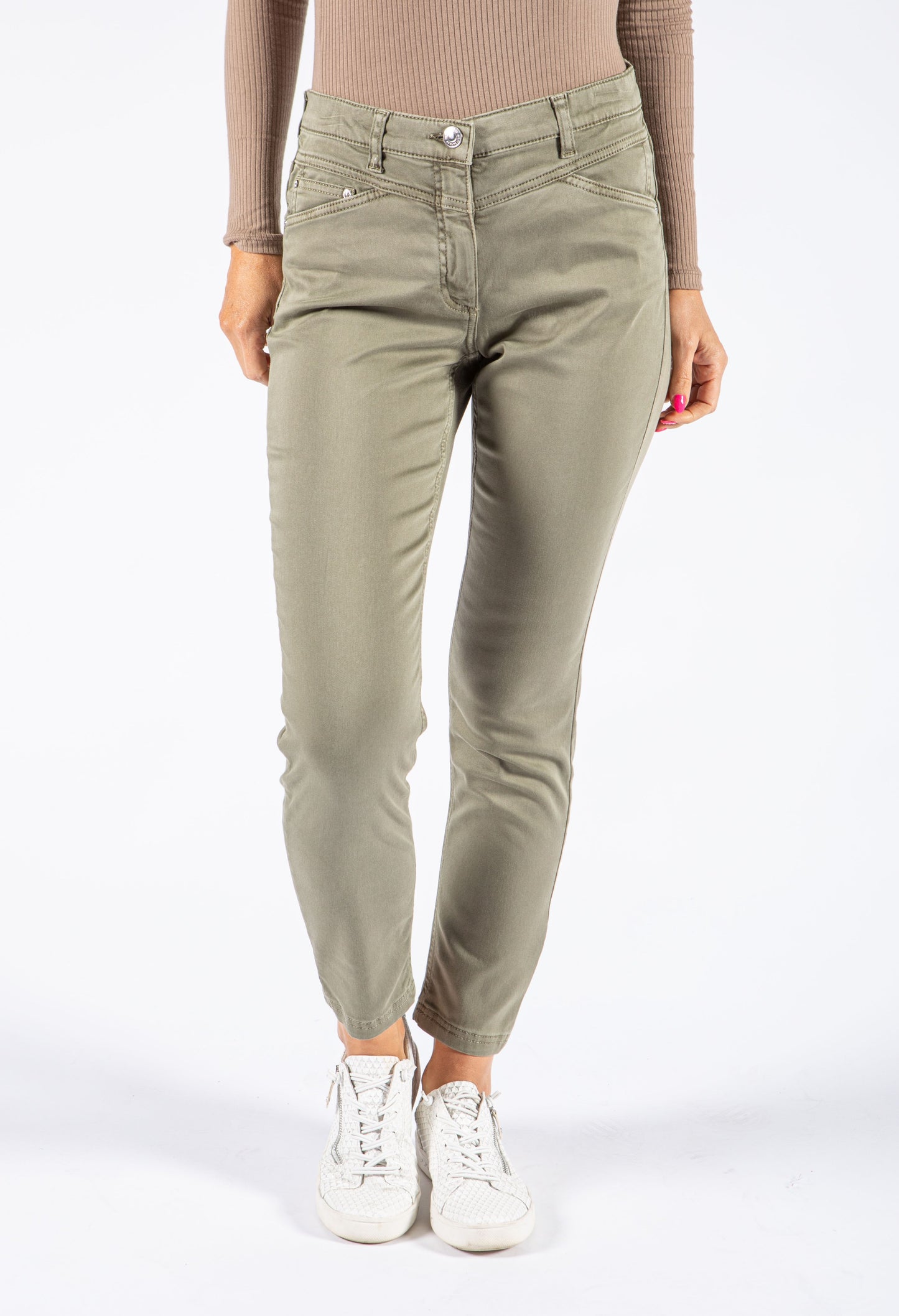 SELINA 7/8 LENGTH SLIM FIT TROUSERS