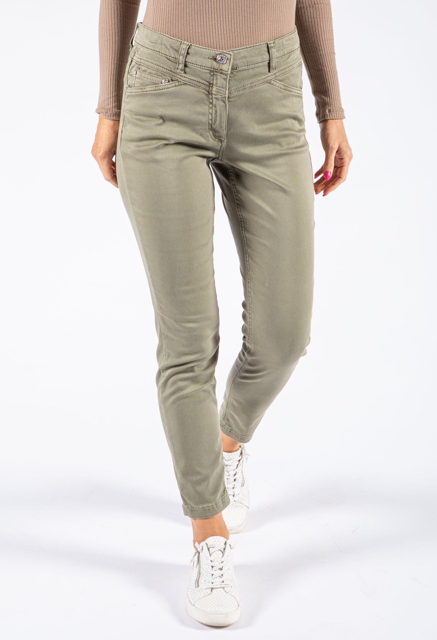 SELINA 7/8 LENGTH SLIM FIT TROUSERS