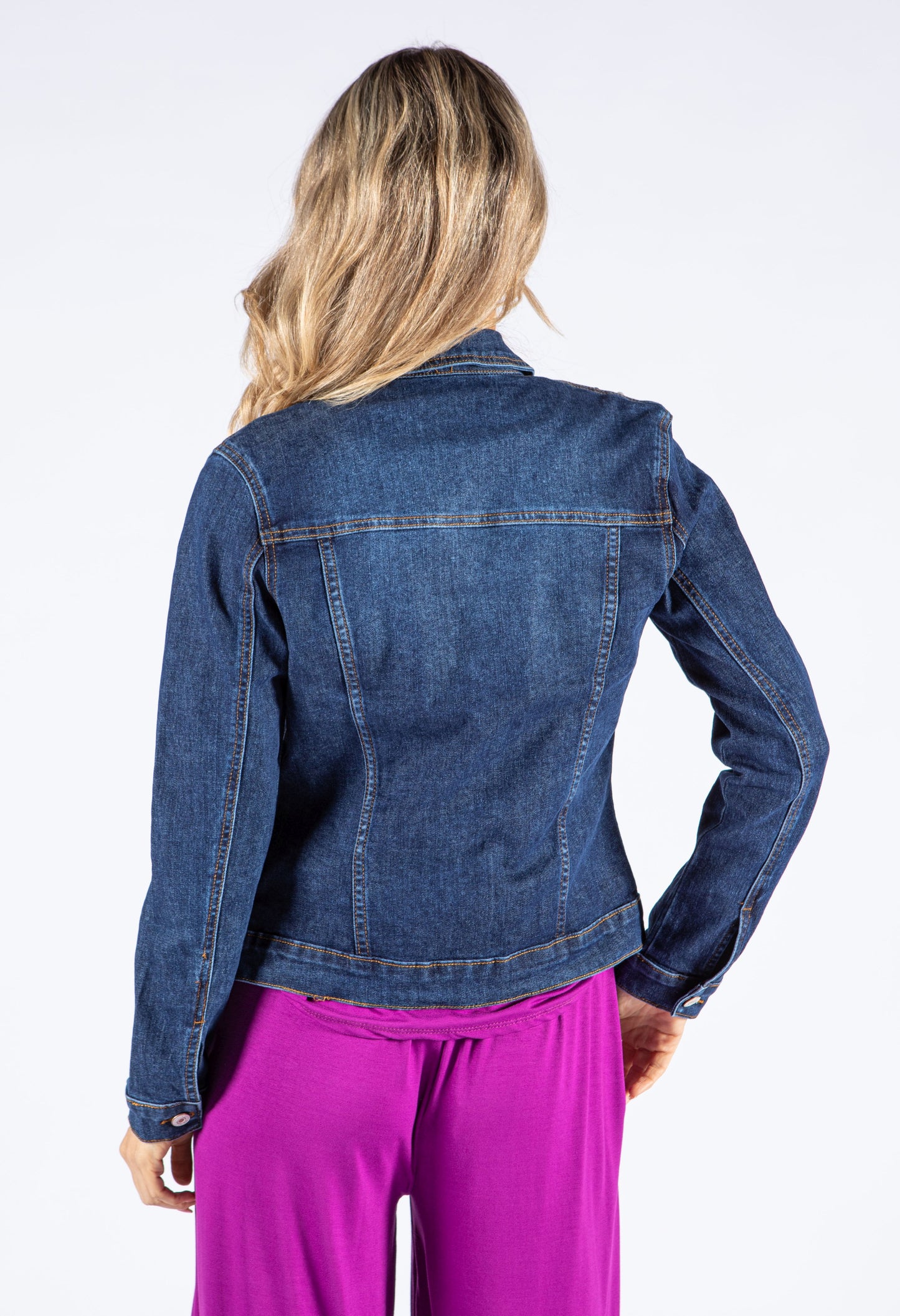 Pearl Beaded Denim Jacket