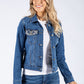 Pocket Bling Denim Jacket