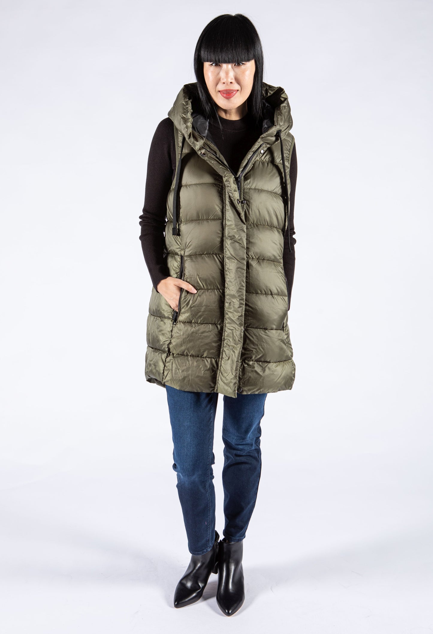 Longline Padded Gilet