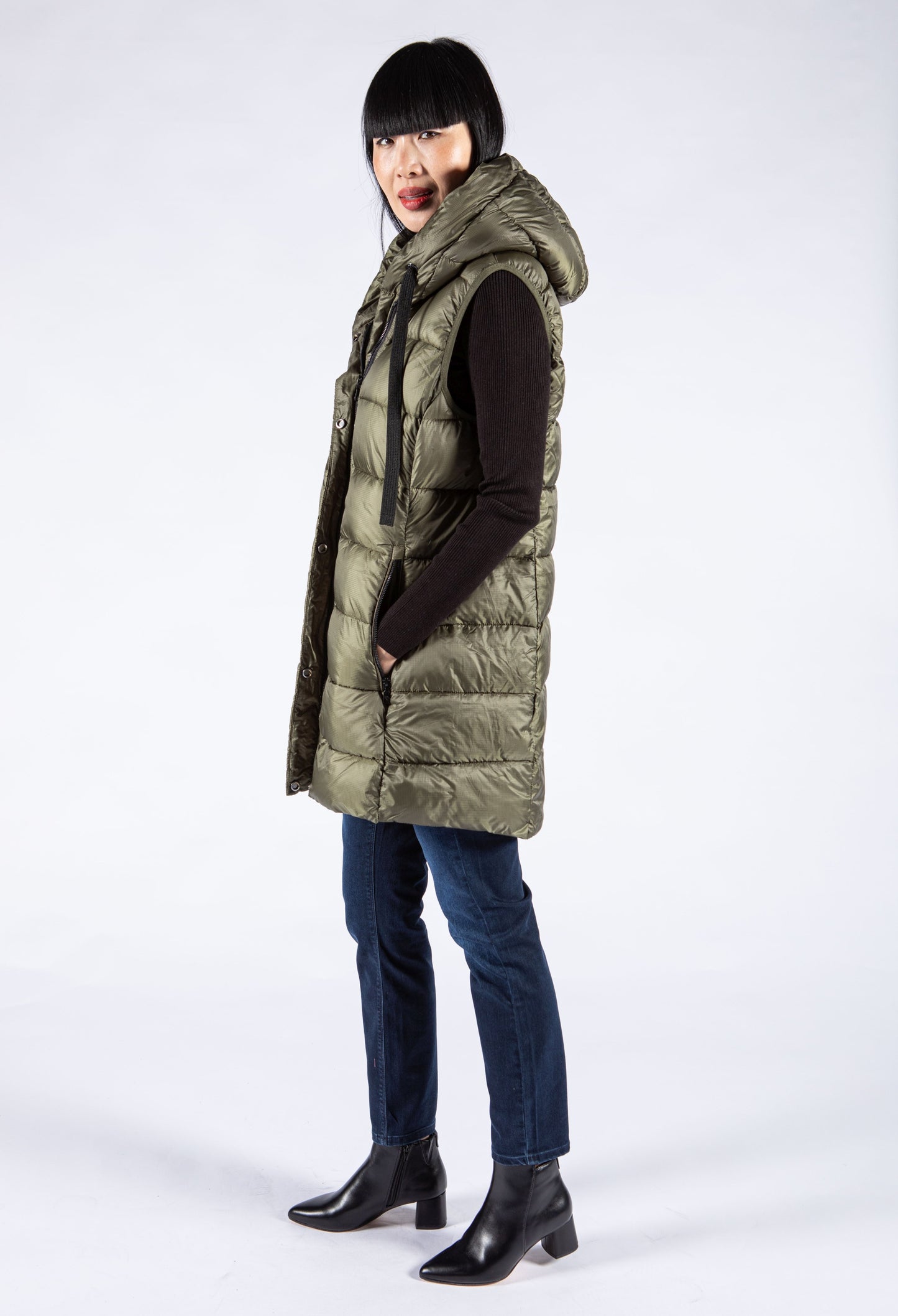 Longline Padded Gilet