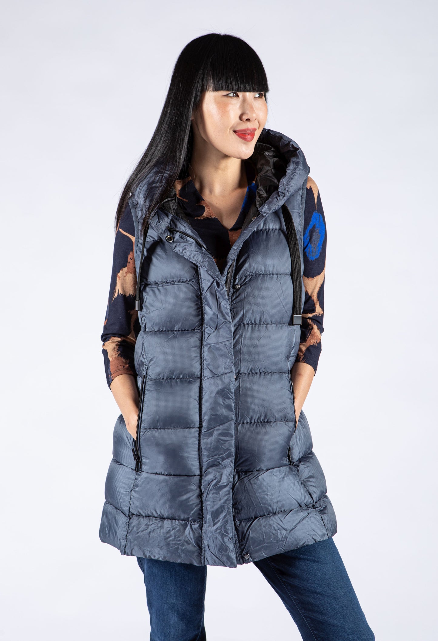 Longline Padded Gilet