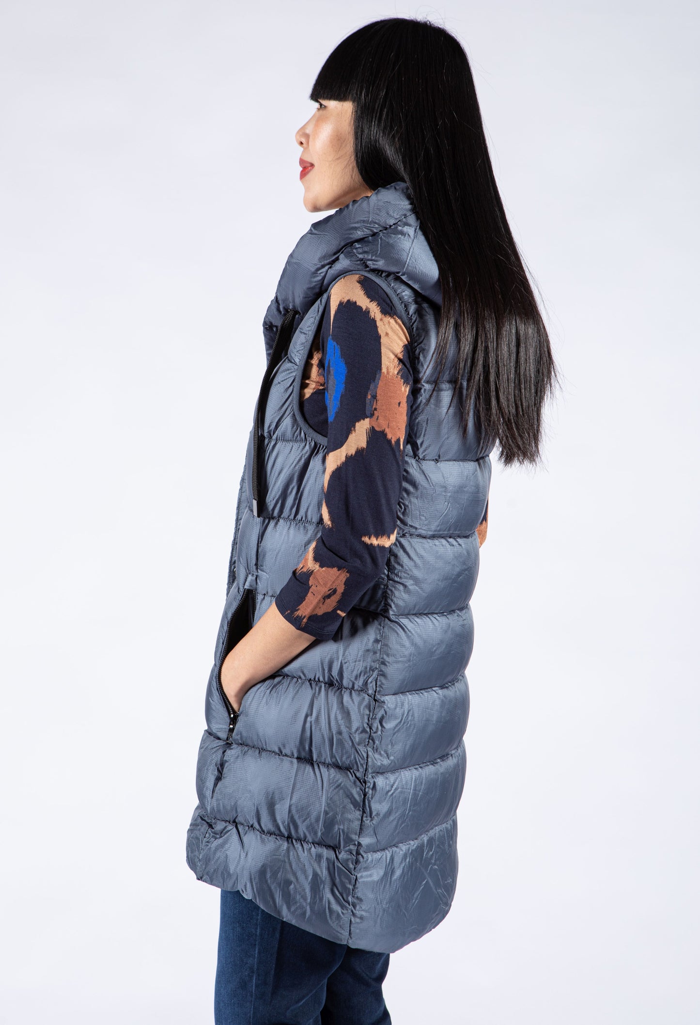 Longline Padded Gilet