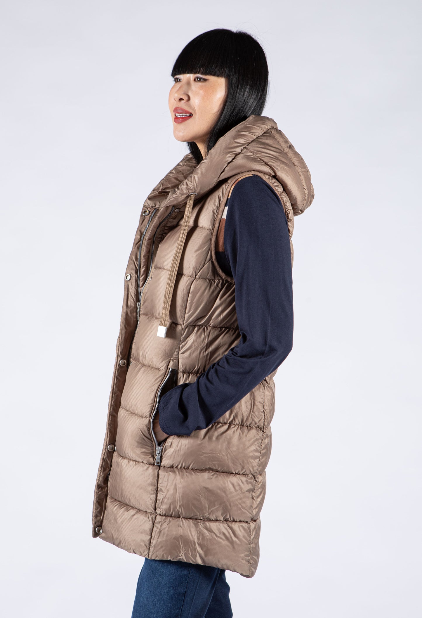 Longline Padded Gilet