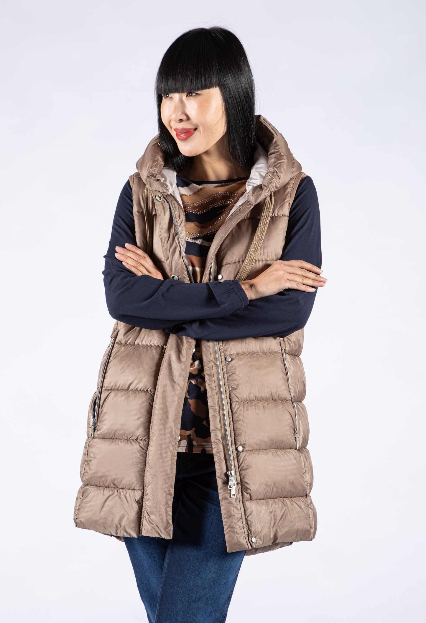 Longline Padded Gilet