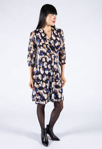 Abstract Print Dress