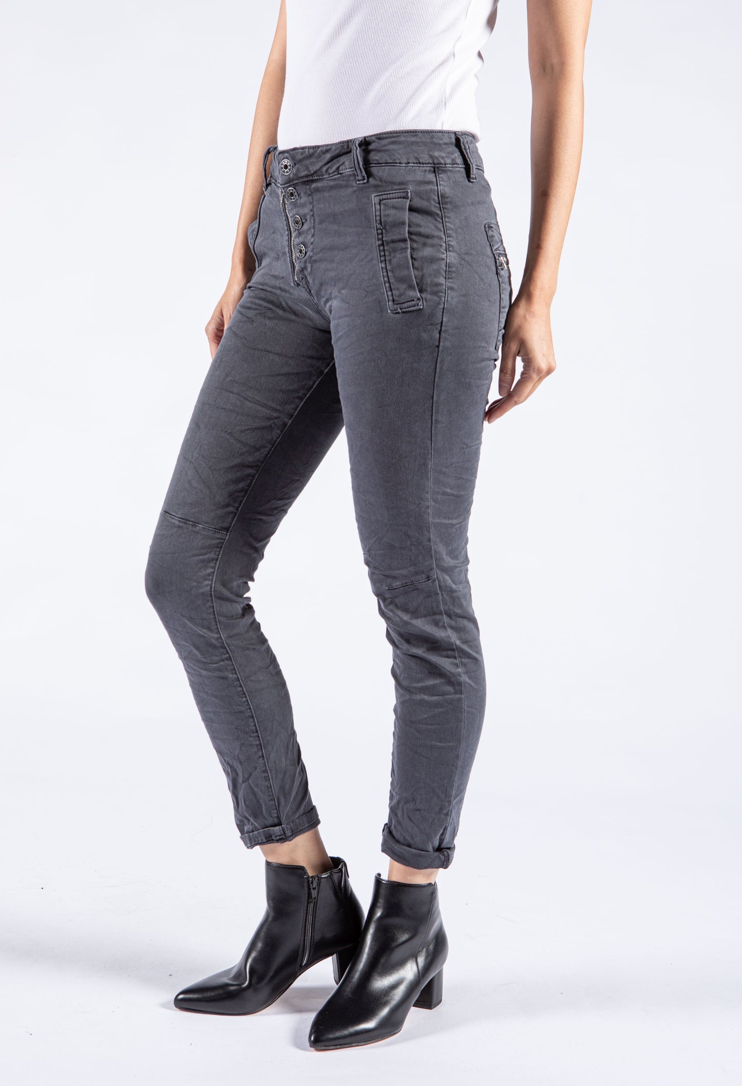 Crinkle Style Jeans