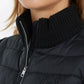 Knit Sleeve Padded Coat