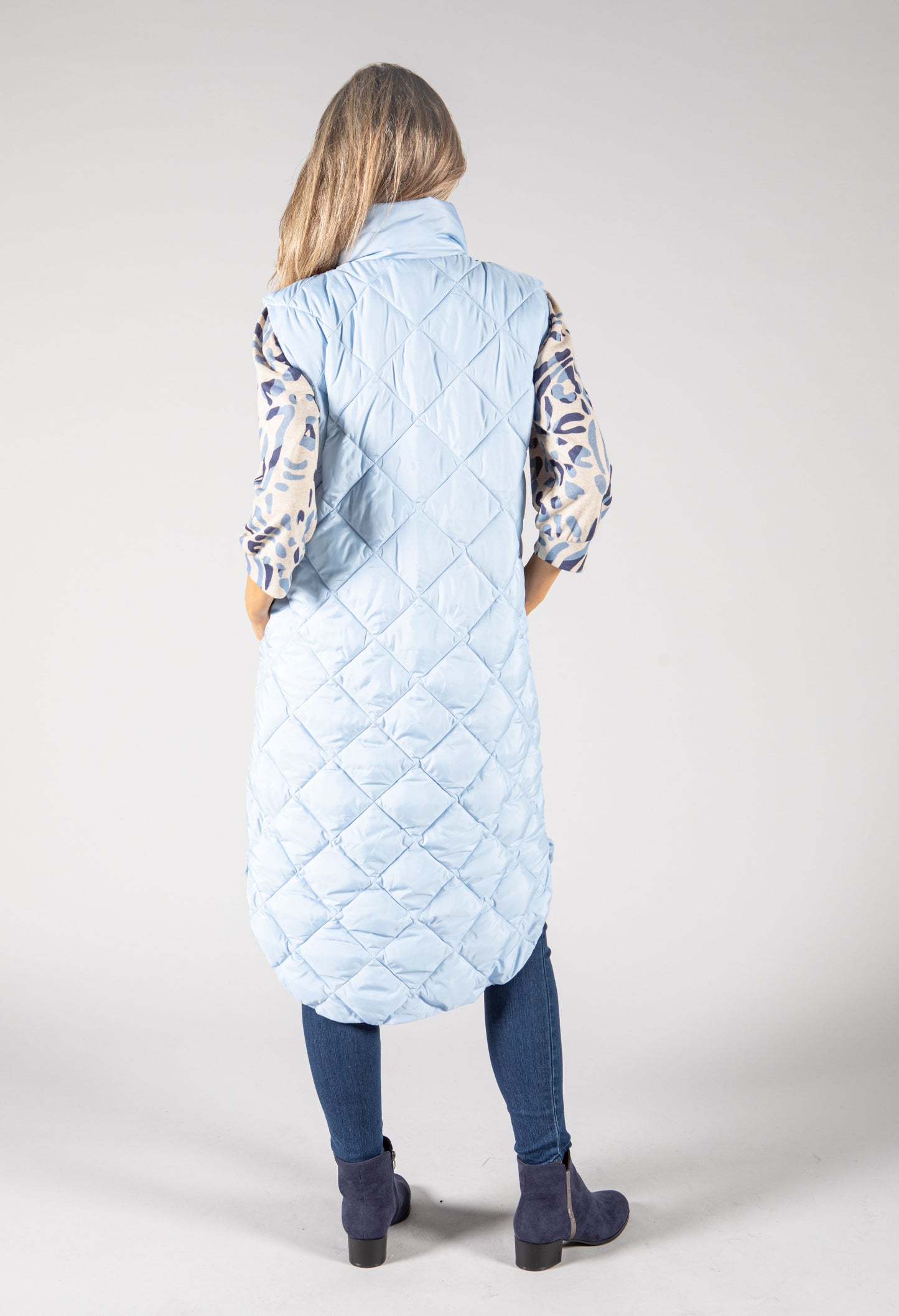 Quilted Longline Gilet