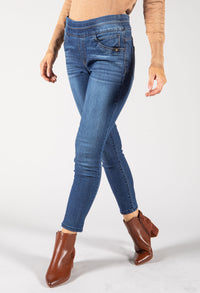 Pull On Glider Ankle Length Jean from LA