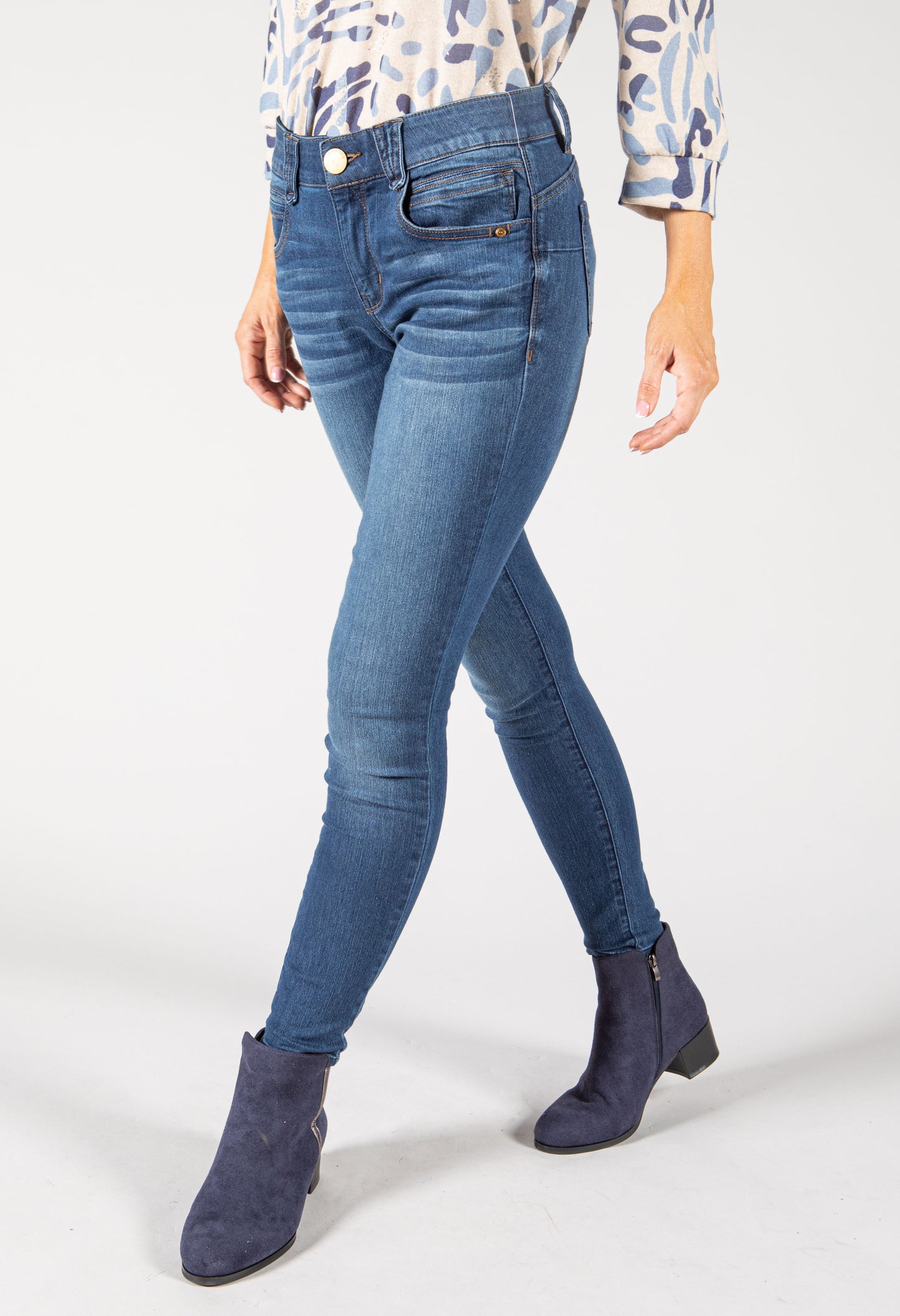 Blue Denim Jegging Booty Lift Jean