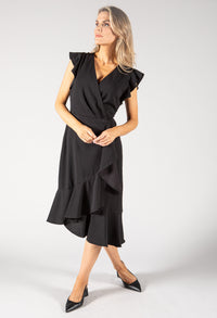 Ruffle Midi Dress